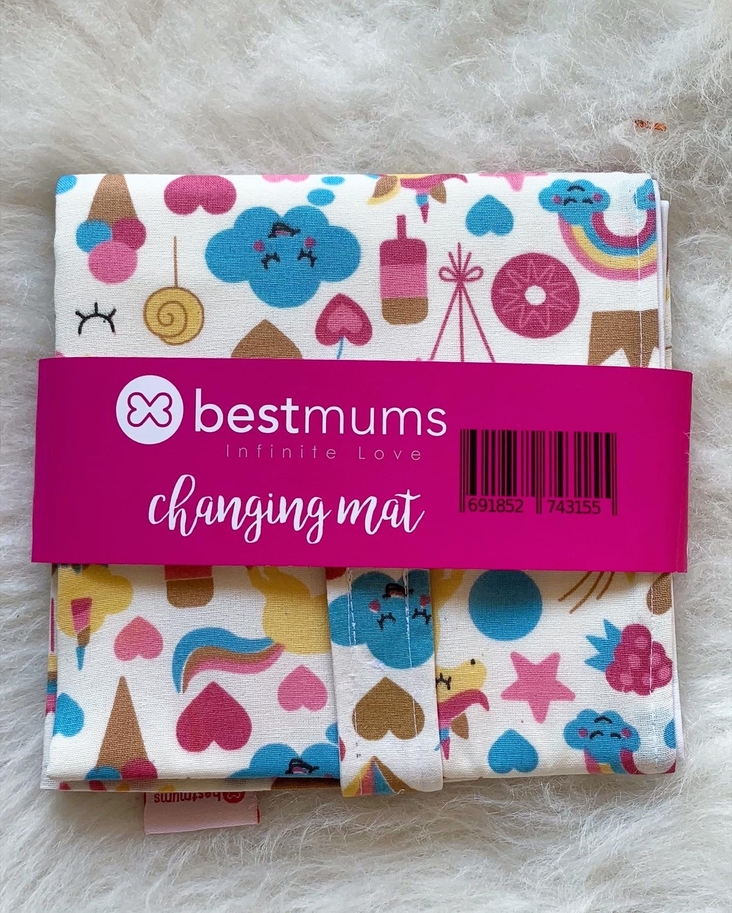 unicorn changing mat | bestmums