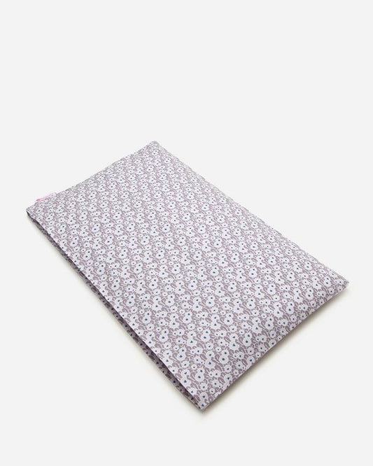 Beige dot Flowers Baby Pillow