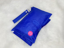Load image into Gallery viewer, Marine Blue Waterproof Diaper Wallet