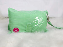 Load image into Gallery viewer, Green Stripes Diaper Wallet