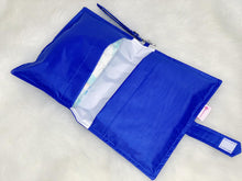 Load image into Gallery viewer, Marine Blue Waterproof Diaper Wallet