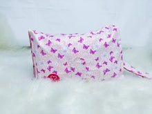 Load image into Gallery viewer, Purple Butterfly Diaper Wallet