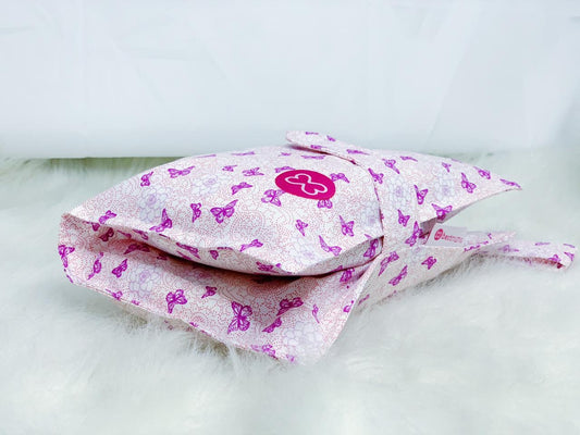 Purple Butterfly Diaper Wallet