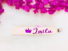 Load image into Gallery viewer, Simone Flowers Pacifier Clip