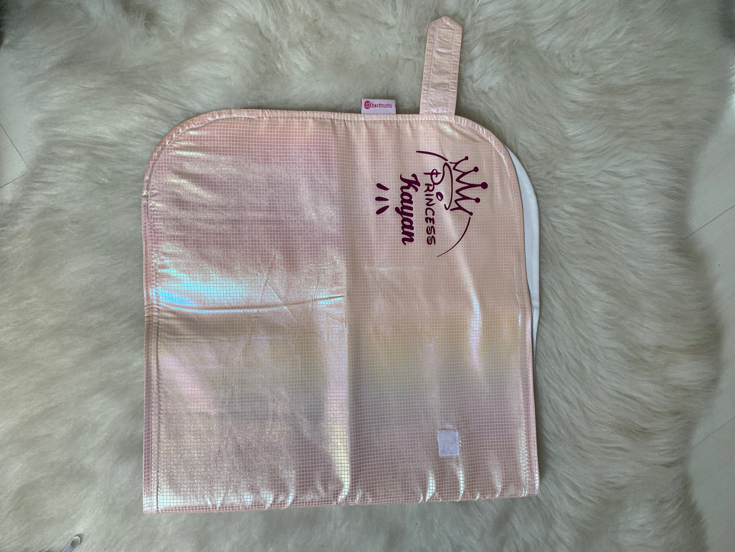 Pink Radiant changing mat