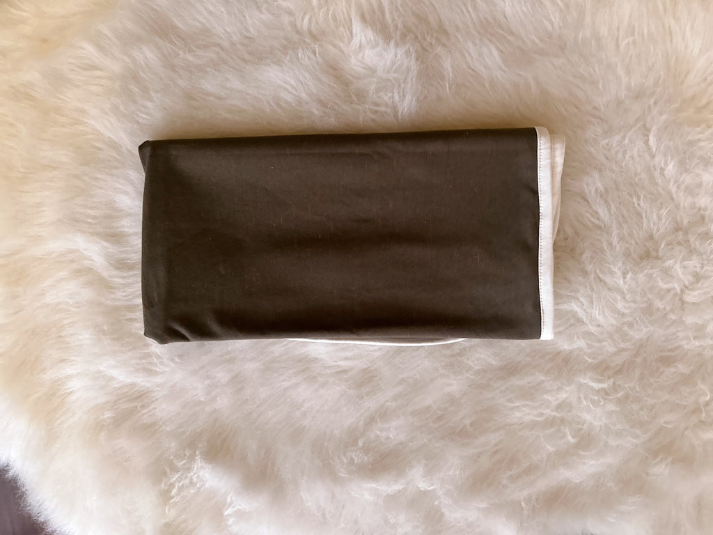 Dark Grey baby blanket