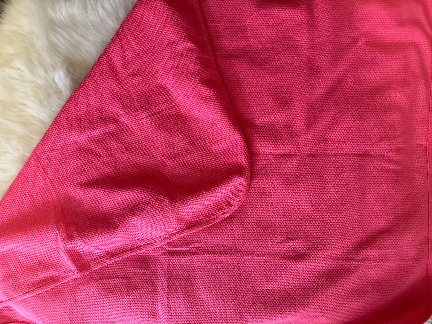 Single layer Pink baby blanket