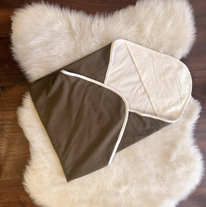 Dark Grey baby blanket