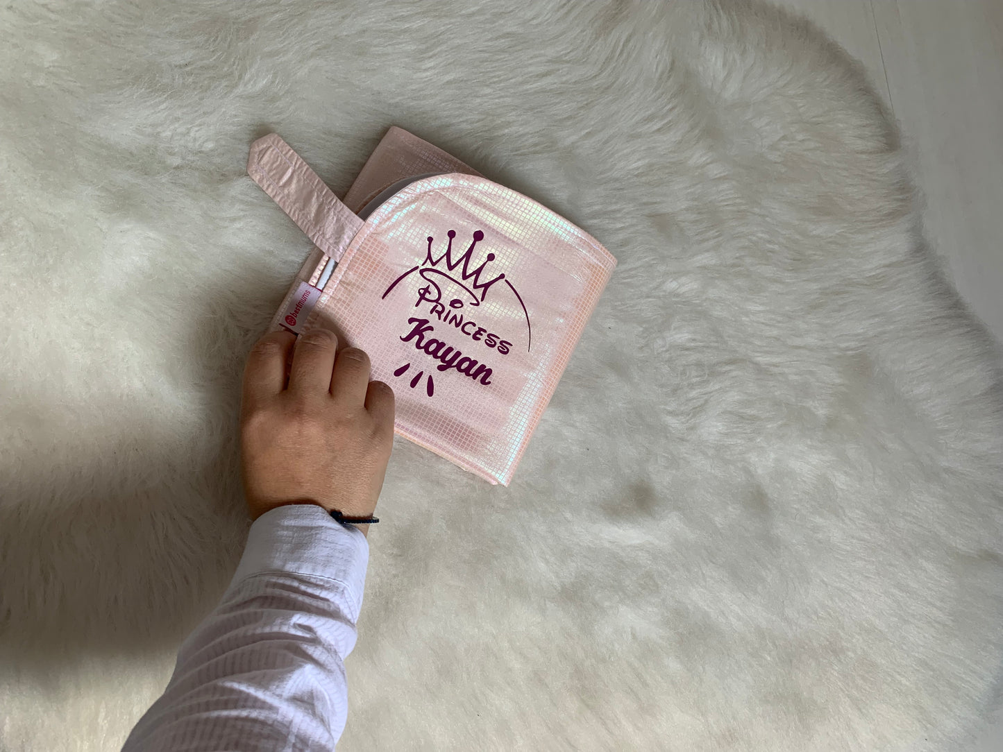 Pink Radiant changing mat