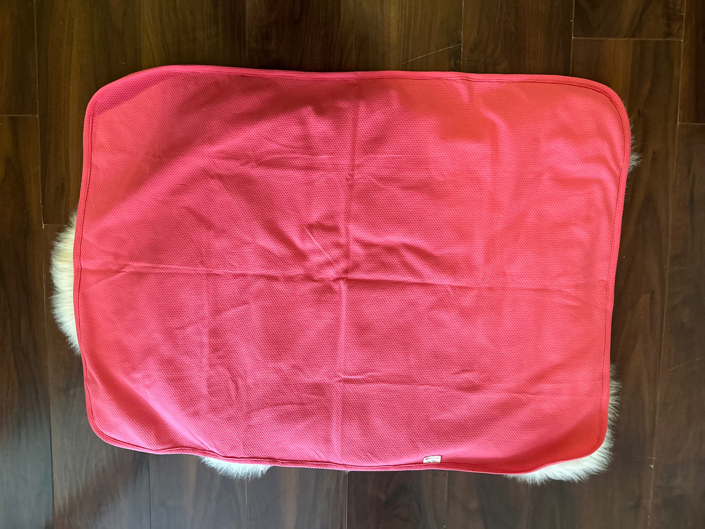 Single layer Pink baby blanket