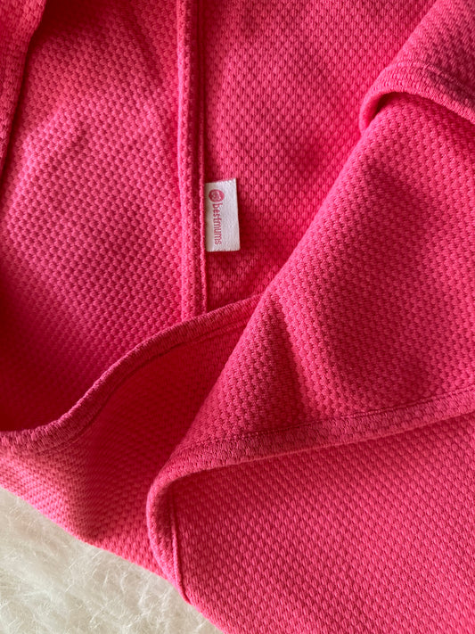 Pink double layered baby blanket