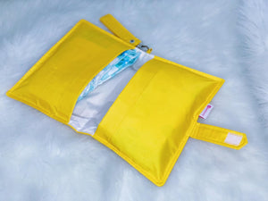 Yellow Waterproof Diaper Wallet