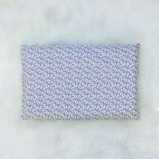 Beige dot Flowers Baby Pillow