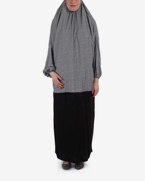 Black Net Prayer Set