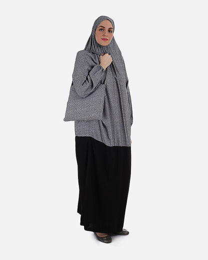 Black Net Prayer Set