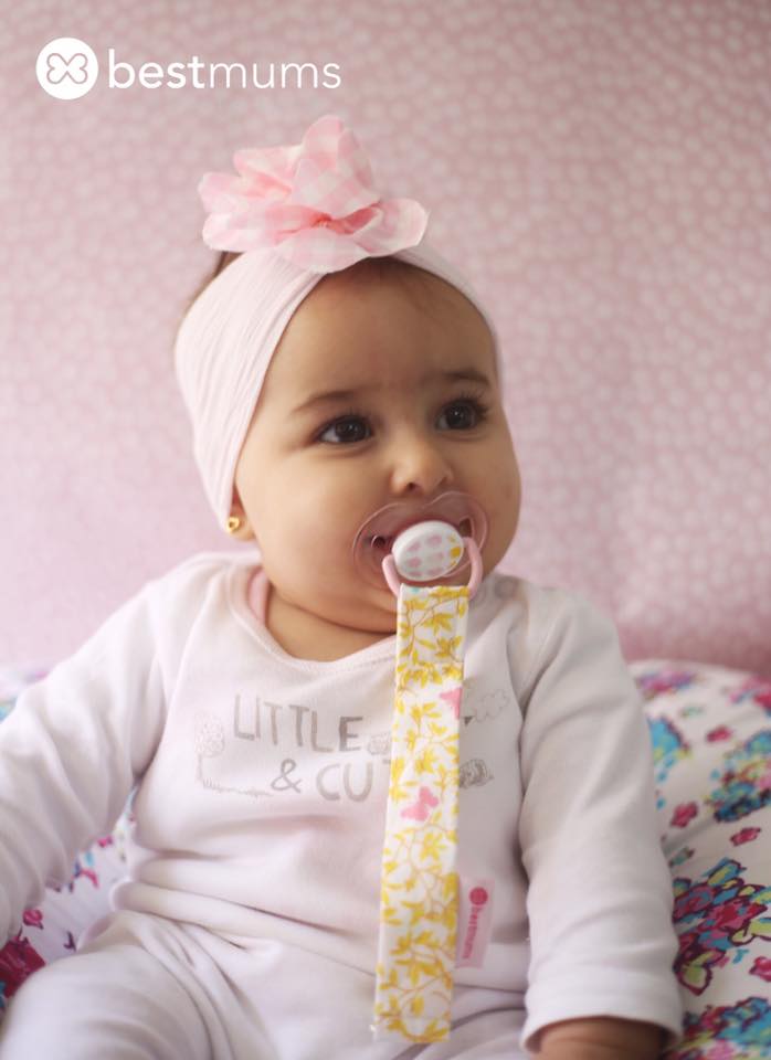 Blossoms Pacifier Clip