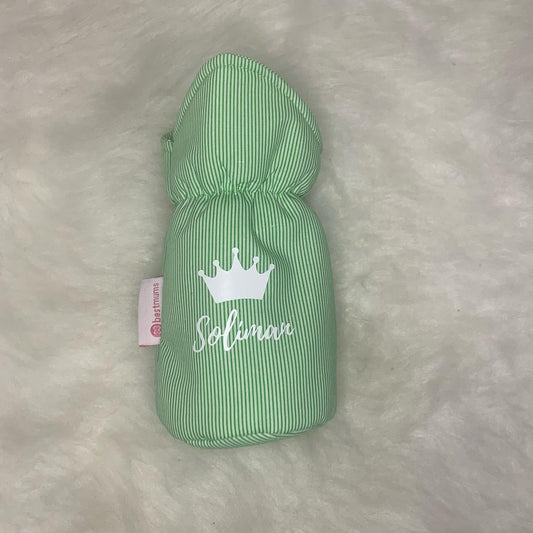 Green Stripes Bottle Cover