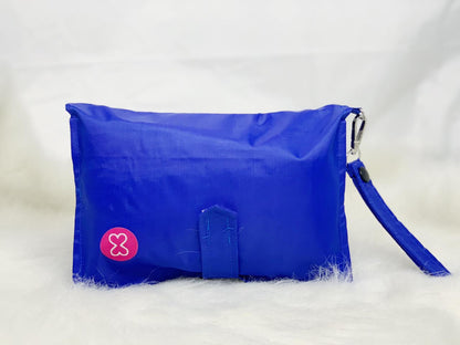 Marine Blue Waterproof Diaper Wallet