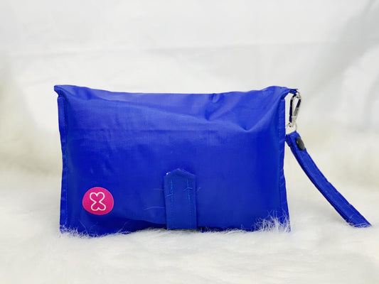 Marine Blue Waterproof Diaper Wallet