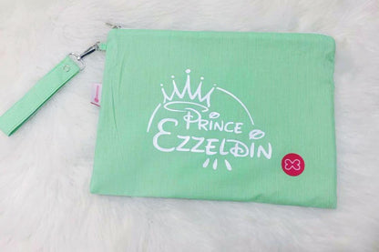 Green Stripes Wet Bag