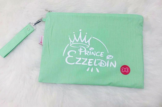 Green Stripes Wet Bag