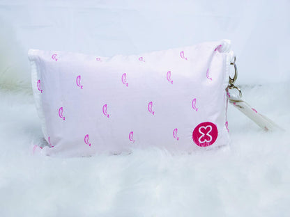 Pink Whale Diaper Wallet