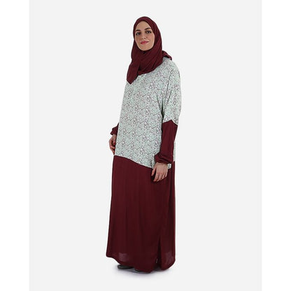 Maroon-Green Prayer Set