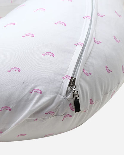 Pink Whale Nursing Pillow