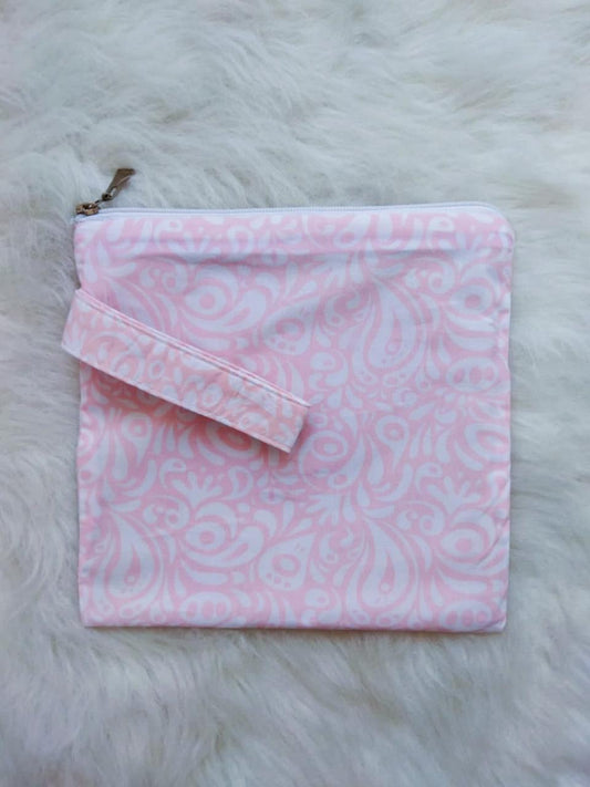Rose Print Small Wet Bag