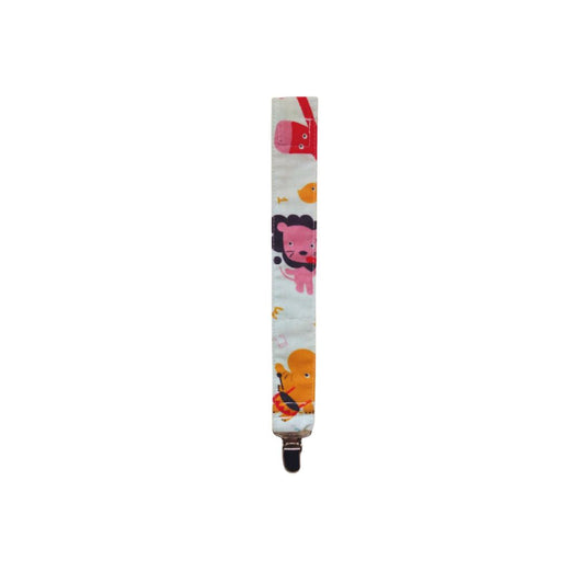 Animal Print Pacifier Clip