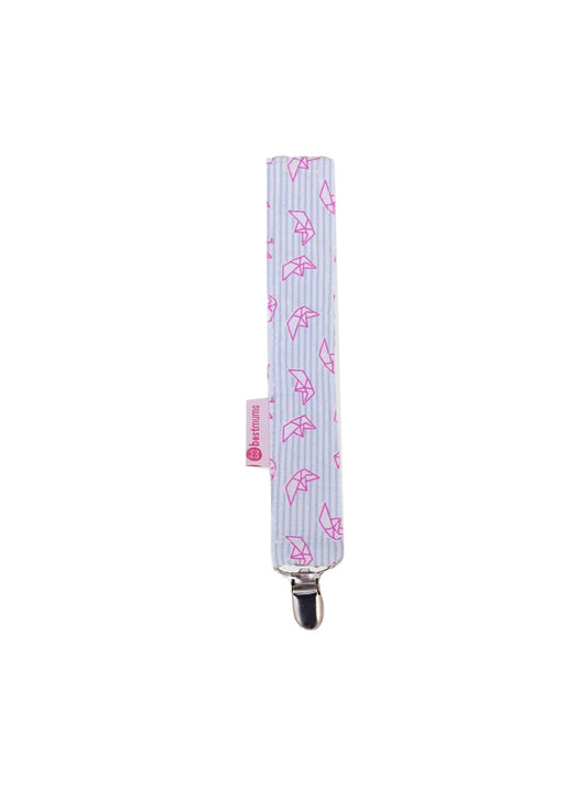 Blue Sailor Pacifier Clip