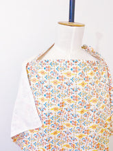 Load image into Gallery viewer, Orange Flowers Nursing Cover