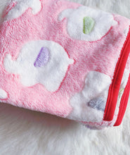 Load image into Gallery viewer, Watermelon Elephant baby blanket