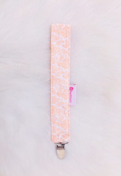 Simone Flowers Pacifier Clip
