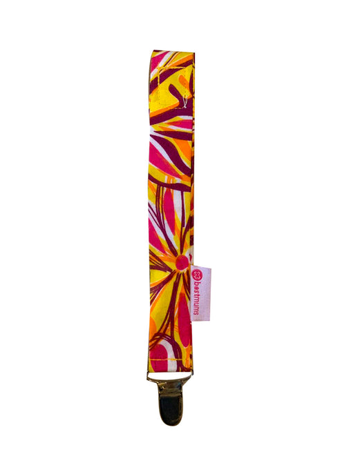 Sun Yellow Pacifier Clip