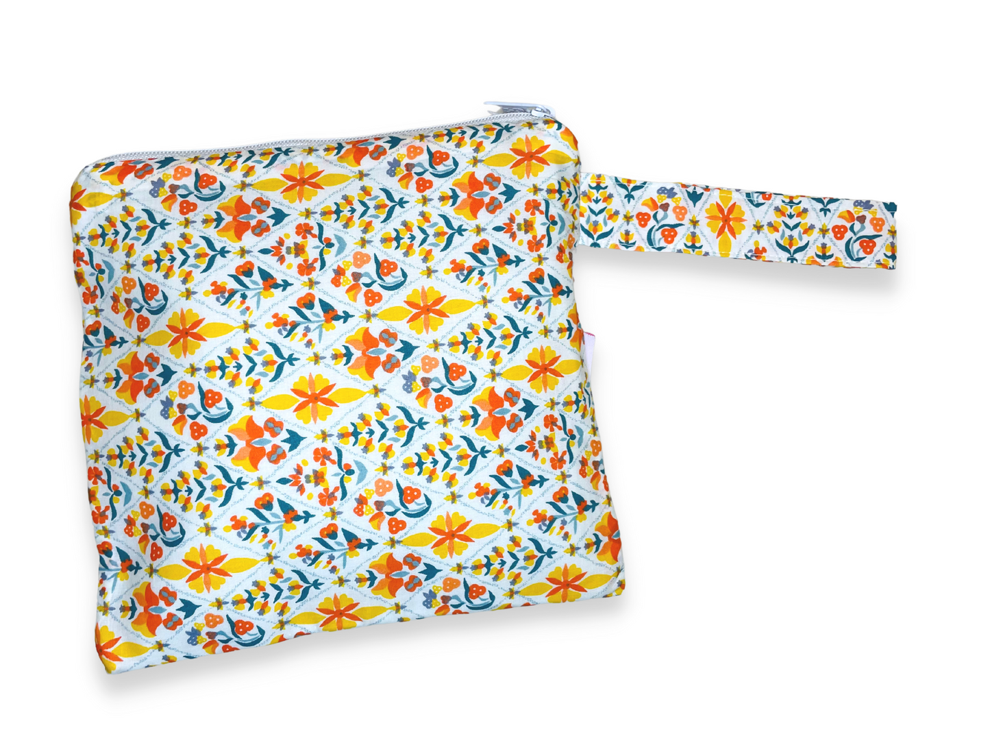 Orange flowers Small Wet Bag
