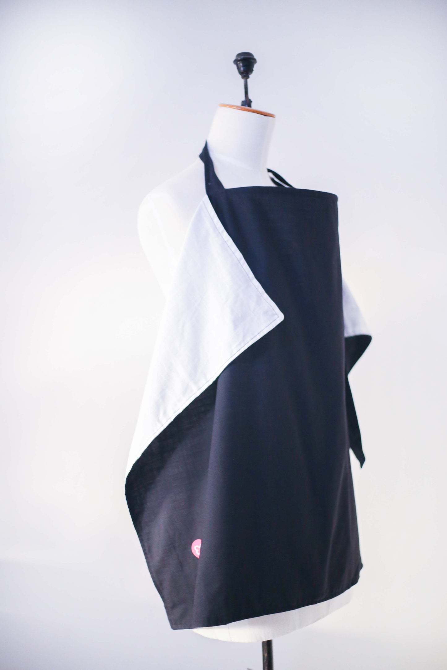 Black nursing cover for breastfeeding
