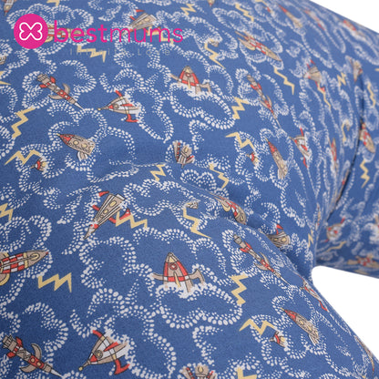 Blue Rockets Nursing Pillow