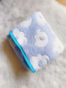 Blue Elephant baby blanket