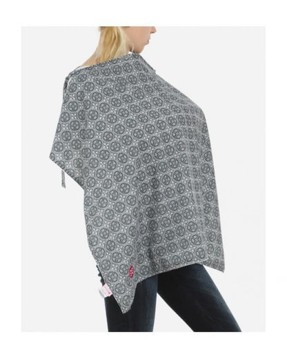 Black Print Nursing Cover