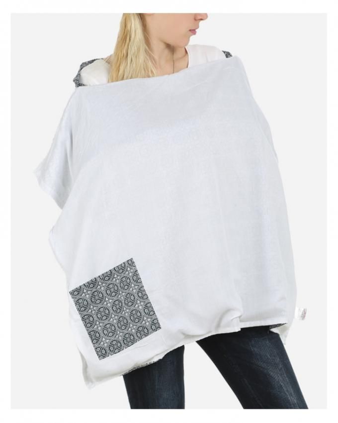 Black Print Nursing Cover
