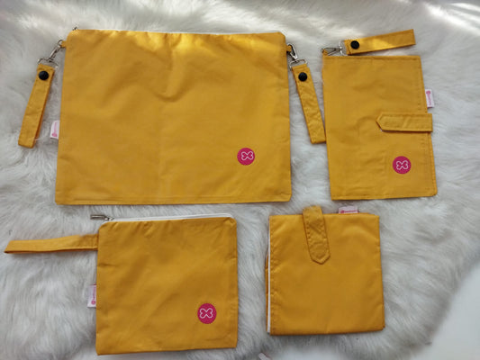 Yellow Waterproof baby set