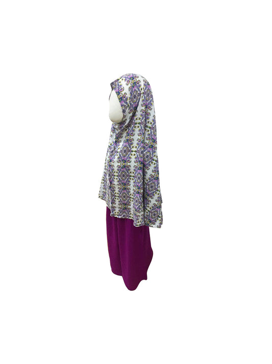 White/Purple Girls Prayer Set