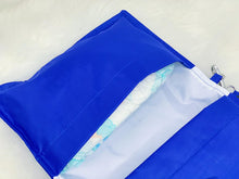 Load image into Gallery viewer, Marine Blue Waterproof Diaper Wallet
