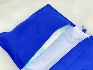Marine Blue Waterproof Diaper Wallet