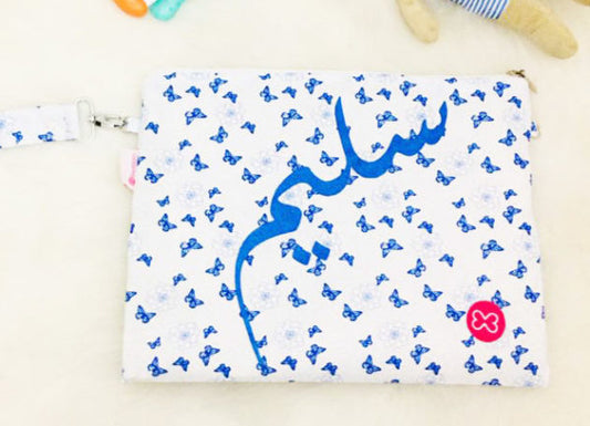 Blue Butterflies Wet Bag