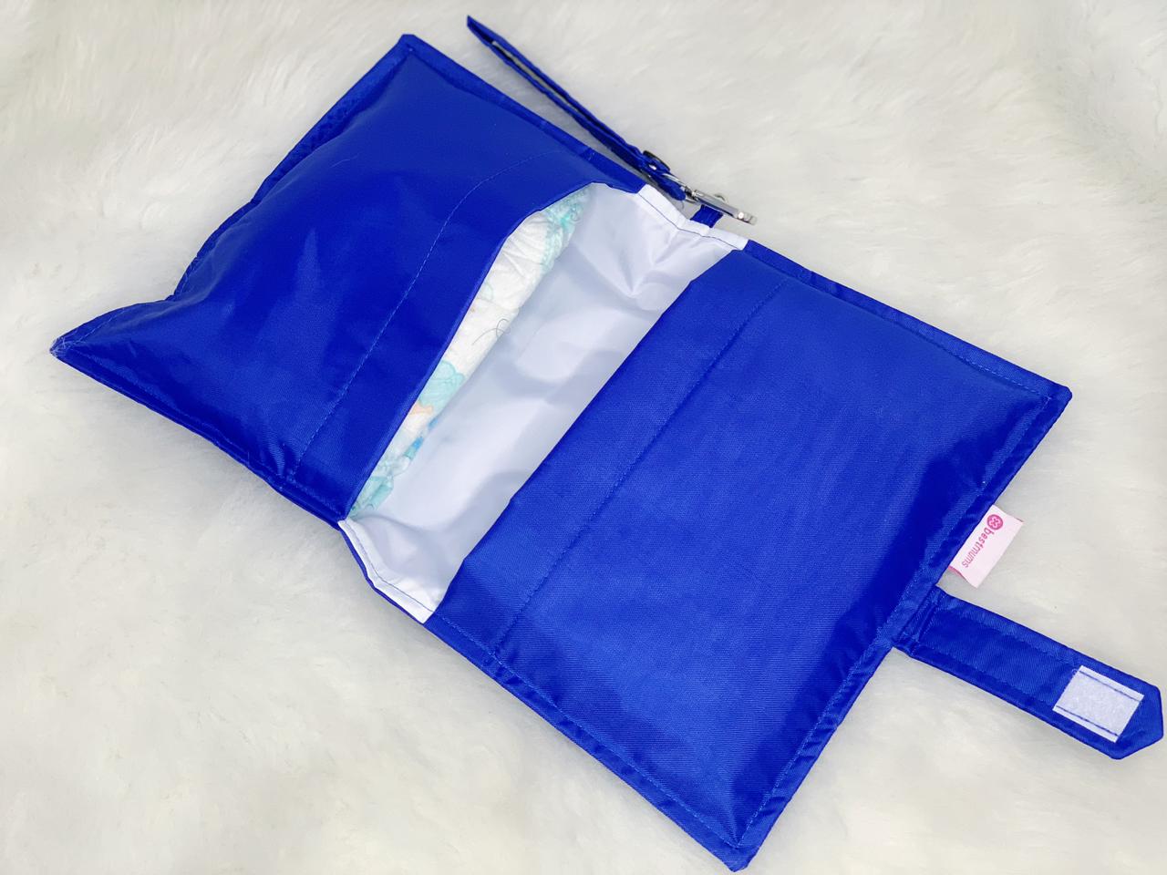 Marine Blue Waterproof Diaper Wallet