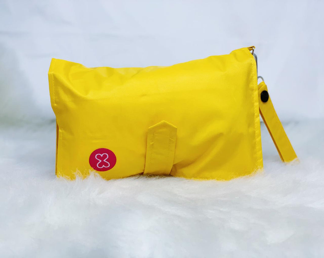 Yellow Waterproof Diaper Wallet