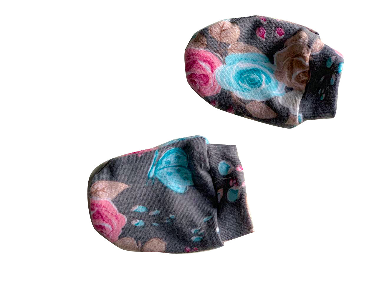 Flowers Baby Mittens