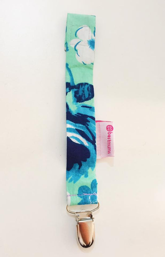 Green classic Pacifier Clip